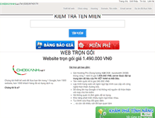 Tablet Screenshot of choixanh.net